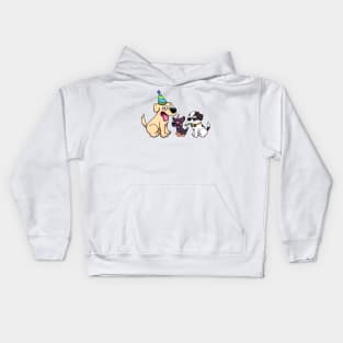 Dog Birthday Party Kids Hoodie